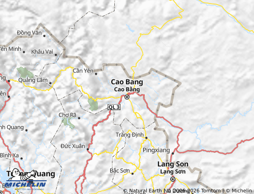 MICHELIN-Landkarte Cao Bang - ViaMichelin