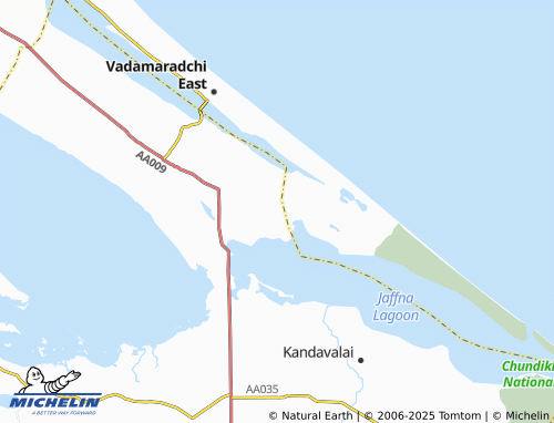 MICHELIN Kovilvayal map - ViaMichelin
