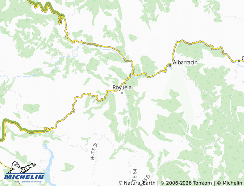 MICHELIN Royuela map - ViaMichelin