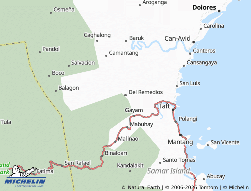 MICHELIN Del Remedios map - ViaMichelin