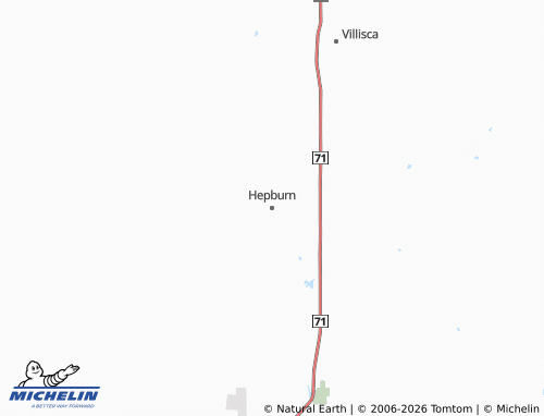 Kaart MICHELIN Hepburn - ViaMichelin