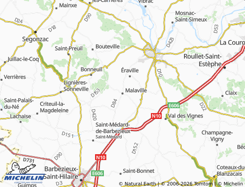 Mapa MICHELIN Malaville - ViaMichelin