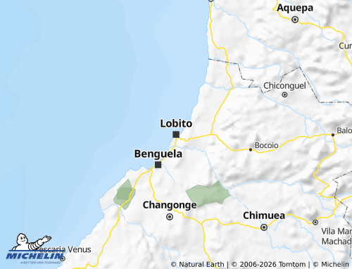 Mappa MICHELIN Lobito - ViaMichelin