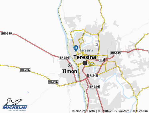 MICHELIN Piraji map - ViaMichelin