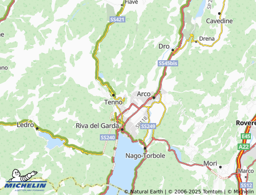 MICHELIN Piazze map - ViaMichelin