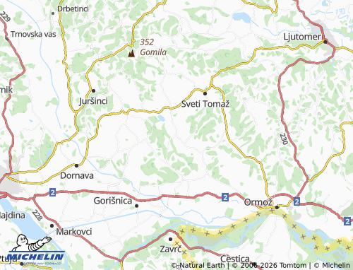 Mapa MICHELIN Bratonečice - ViaMichelin