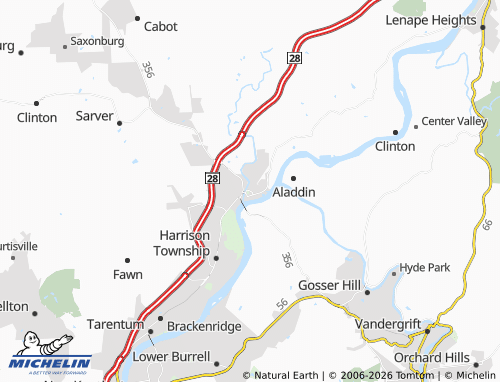 Mappa MICHELIN Freeport - ViaMichelin