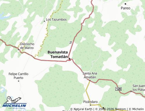 Mappa MICHELIN Miguel Hidalgo - ViaMichelin