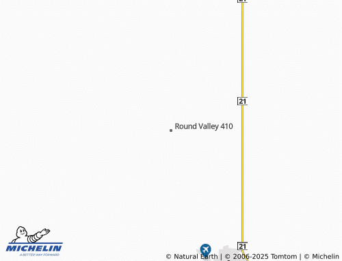 MICHELIN Round Valley 410 map - ViaMichelin