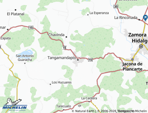 MICHELIN El Fresno map - ViaMichelin