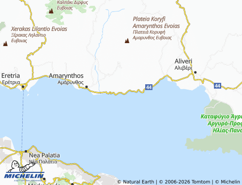 MICHELIN Galazia Nera map - ViaMichelin
