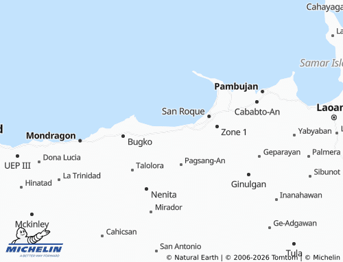 MICHELIN Bantayan map - ViaMichelin