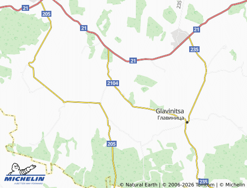 MICHELIN-Landkarte Chernogor - ViaMichelin