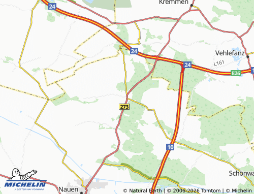 MICHELIN Börnicke map - ViaMichelin