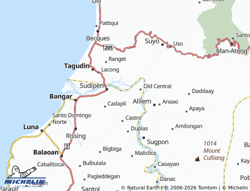 MICHELIN Ilocano map - ViaMichelin