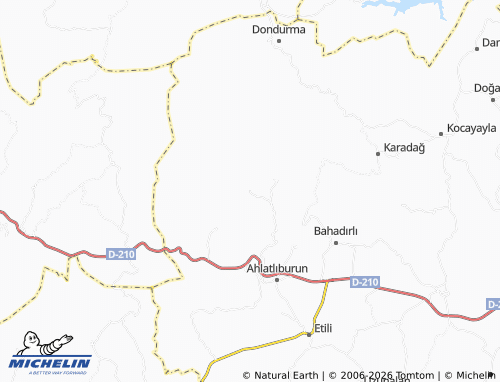 Mappa MICHELIN Üvezdere - ViaMichelin
