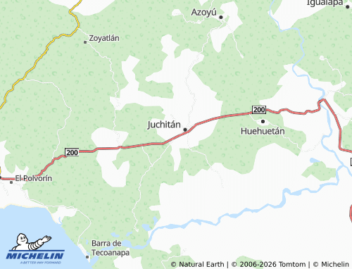 MICHELIN San José map - ViaMichelin