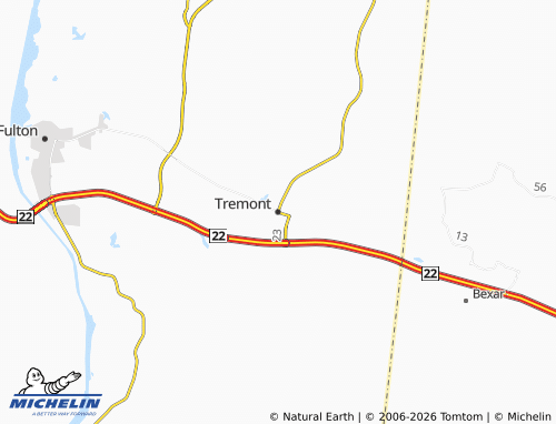 Mapa MICHELIN Tremont - ViaMichelin