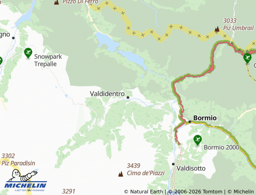 MICHELIN Valdidentro map - ViaMichelin