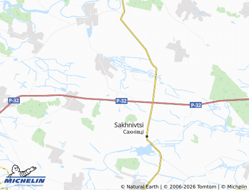 MICHELIN Shchurivchyky map - ViaMichelin