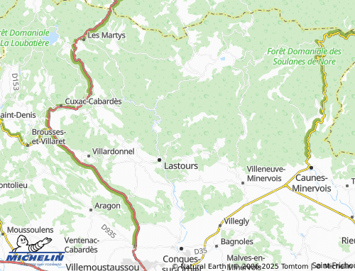 Mapa MICHELIN Fournes-Cabardès - ViaMichelin
