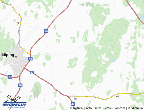 Carte MICHELIN Åsle - ViaMichelin