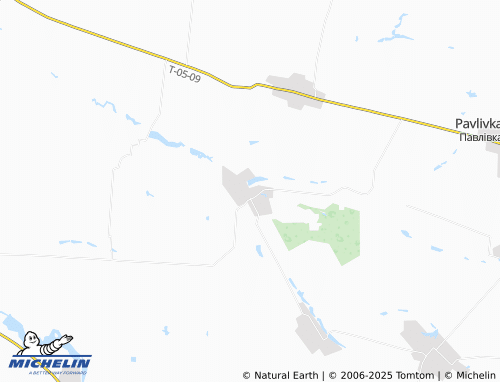 MICHELIN Novomaiorske map - ViaMichelin