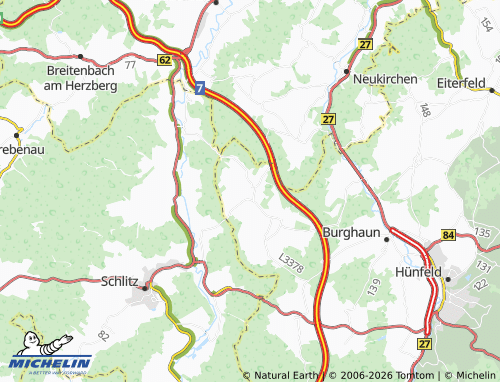 Kaart MICHELIN Langenschwarz - ViaMichelin