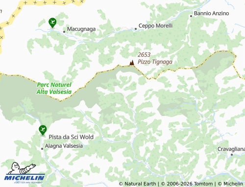Mapa MICHELIN Carcoforo - ViaMichelin