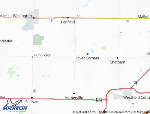 Mappa MICHELIN Spencer - ViaMichelin