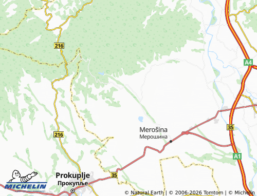 Mapa MICHELIN Kovanluk - ViaMichelin