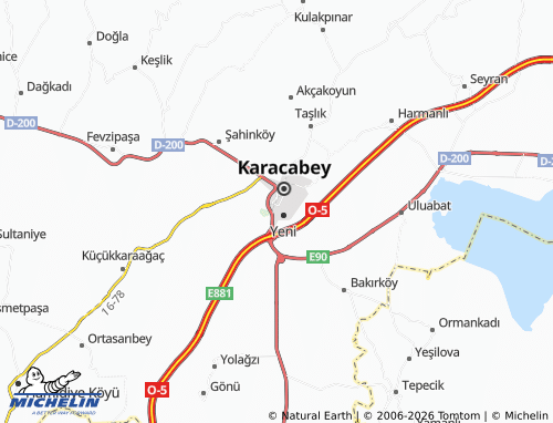 MICHELIN Canbalı map - ViaMichelin