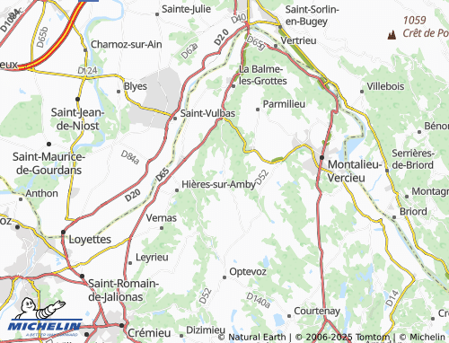 Carte MICHELIN Torjonas - ViaMichelin