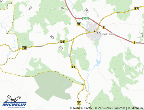 MICHELIN Võisiku map - ViaMichelin