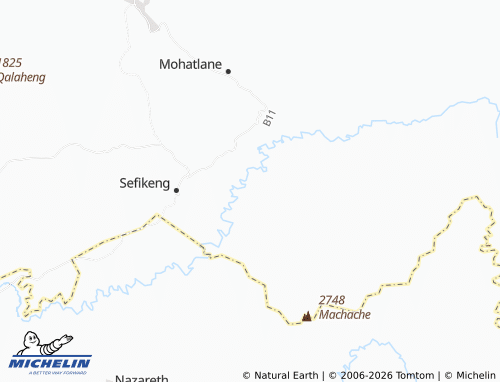 MICHELIN Ha Sekhonyane map - ViaMichelin