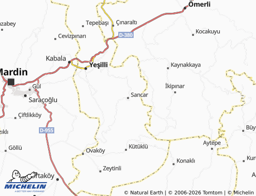 MICHELIN Sancar map - ViaMichelin