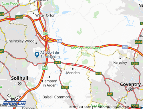 Kaart MICHELIN Butler's End - ViaMichelin