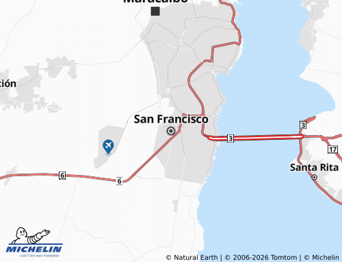 Carte MICHELIN San Francisco - ViaMichelin