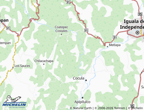 Carte MICHELIN Tecomatlán - ViaMichelin