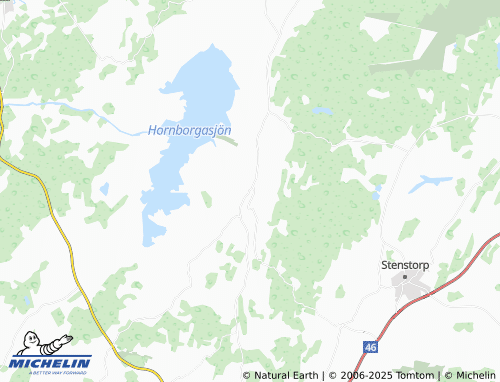MICHELIN Broddetorp map - ViaMichelin