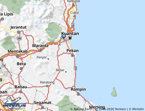 Mapa MICHELIN Pekan - ViaMichelin