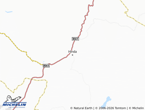 Mappa MICHELIN Hinda - ViaMichelin