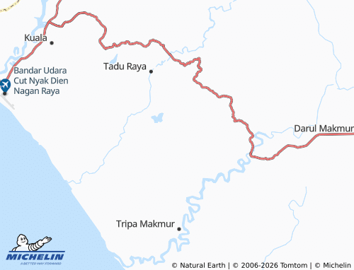 MICHELIN Krueng Itam map - ViaMichelin