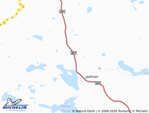 Mapa MICHELIN Moose River - ViaMichelin