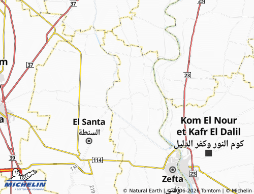 Carte MICHELIN Kafr Husayn - ViaMichelin