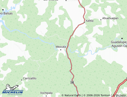 MICHELIN Independencia, Mezcala map - ViaMichelin