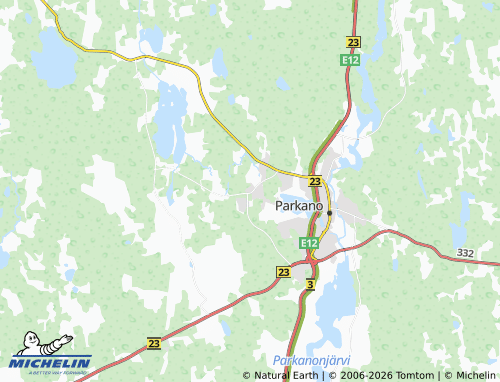 MICHELIN-Landkarte Vatunen - ViaMichelin