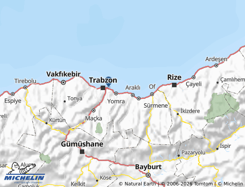 Mappa MICHELIN Arşin - ViaMichelin