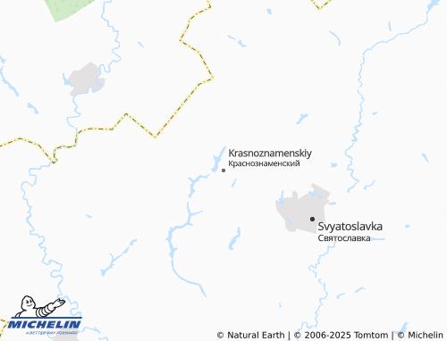 MICHELIN Krasnoznamenskiy map - ViaMichelin