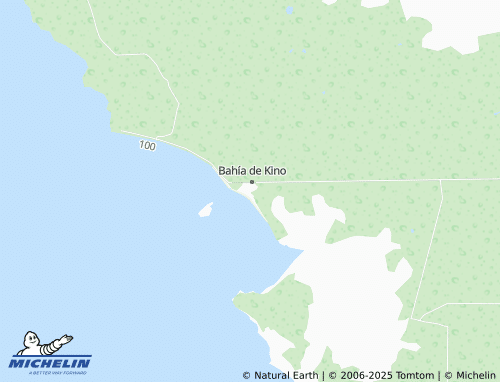 MICHELIN Lázaro Cárdenas, Bahía de Kino map - ViaMichelin